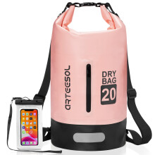 Blackace arteesol Dry Bag 5L/10L/20L/30L Wet Bag Waterproof Bag with Phone Pouch Double Shoulder Strap Backpack for Travelling Fishing Cycling Kayakin