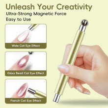 10 PCS Magnet for Nails, Powerful Magnet Set with & Heart & Flower, Multi-Effect Design Tools