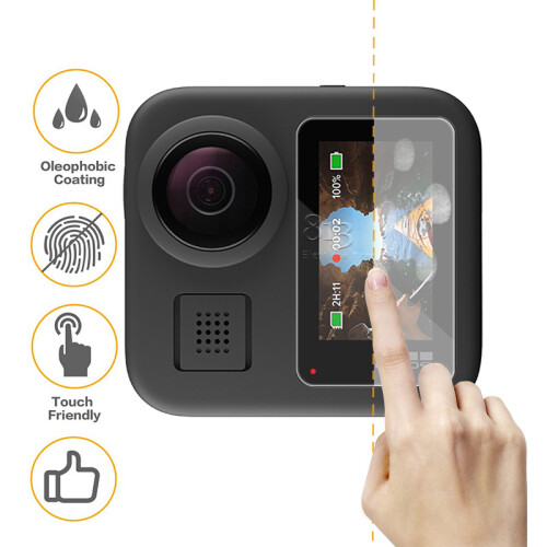 GoPro MAX Displayschutz - 2er-Pack gehärtetes Glas 1