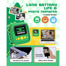 Kids Camera Instant Print, 1080P Kids Digital Camera, Girls Boys Toys Age 3-9, Christmas Birthday Gifts Toys for 3 4 5 6 7 8 9 Year Old Boys Girls (G