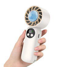 Portable Handheld Fan, High Speed 1-199 Turbo Cooling, 4000mAh Battery Electric Fan Handheld, Up to 30Hrs Cooling, Rechargeable Personal Fan, Small P