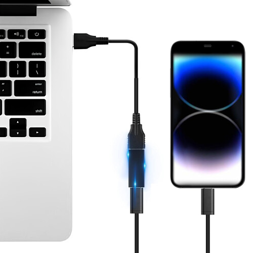 Metall USB C Typ C Buchse auf USB 3.0 Buchse OTG DataSync 1