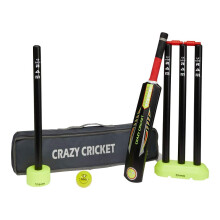 Ram Cricket Mini Crazy Cricket Set - approx. ages 5-9 yrs – includes 1 x Size 2 Bat – Durable & Balanced Kwik Style Set for Cricket Training, Cric