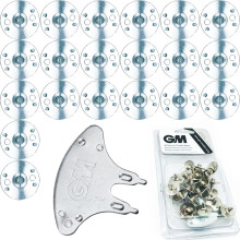 Gunn & Moore GM | Cricket Shoe Spikes | 20 Metal Studs with