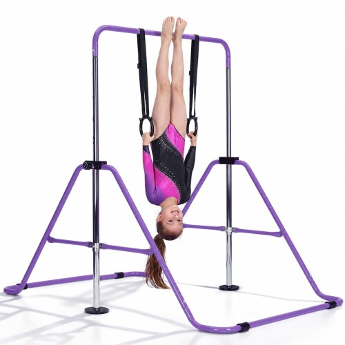 BLOMZA Gymnastics Bars Training Kip Bar Equipment Adjustable Height