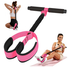 Upgraded Multifunction Pedal Resistance Band with Handle, Thickened Latex Tube Foot Pedal Device Puller Exercise Bands for Abdomen Waist Arm Core/ABS