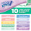Crayola CRAYOLA Clicks - 10 Washable Retractable Capless Felt Tip Pens Pastel 2