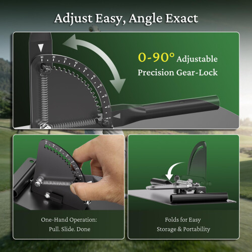 KELOB Golf Alignment Sticks Holder with Angle Adjustment, Golf Swing 1