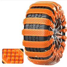10er-Pack Universal-Schneeketten für Autos Orange