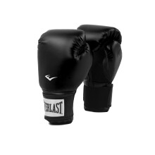 Everlast ProStyle 2 16oz Boxing Gloves, Black Boxing Gloves for Bags, Mitt Work & Fitness Classes, Hook and Loop System, Grip Cord, Half Mesh Palm an