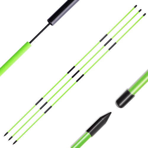 CHAMPKEY 3-Pack Collapsible Golf Alignment Sticks 46" - Professional