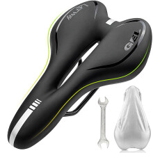LERWAY Mountain Bike Saddle Gel Seat Waterproof Comfortable Cycling Bicycle