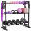 niffgaff 3 Tier Adjustable Dumbbell Rack, Weight Rack with Extended 1