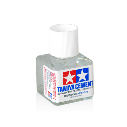 Tamiya Tamiya Liquid Cement 40ml Bottle with Applicator Brush 2