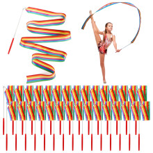 Jucoan 30 Pack Dance Ribbons Party Favor, 2 M/6.6 Ft Rhythmic