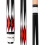 Pathline Pool Cue Stick - 58 inch Maple Billiard Pool Stick (Red 19oz) 1