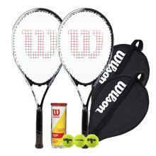 Wilson Tour Slam Lite 50/50 Black-Black Tennis Racket Twin Set