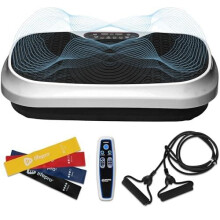 LifePro Vibration Plate Exercise Machine, Waver Mini Oscillation Vibration Plate for Lymphatic Drainage & Weight Loss, with 200W Quiet Motor, 99 Spee