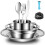 Odoland Camping Cutlery Set - Stainless Steel Tableware Mess Kit 1
