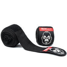 Beast Gear Boxing Hand Wraps 4.5m / 180" – Elasticated Cotton Blend Bandages for MMA, Kickboxing & Muay Thai – Breathable Inner Gloves with Thumb