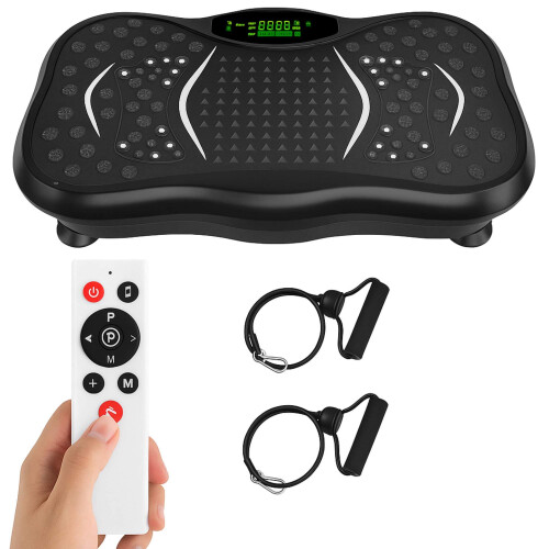 Vibration Plate Exercise Machine with LCD Display, 5 Preset Modes, 99 Speed Leve