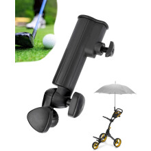 Jadeshay Golf Trolley Umbrella Holder,Golf Cart Umbrella Stand Universal Adjustable Umbrella Holder Golf Cart Umbrella Holder Golf Trolley Stand for C