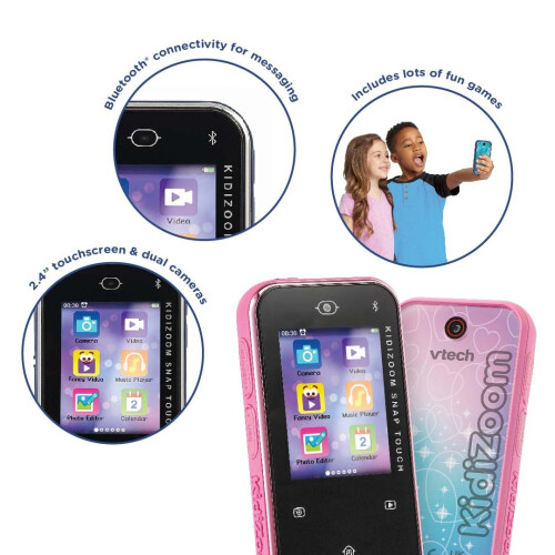 VTech VTech KidiSnap Touch pink, English 1