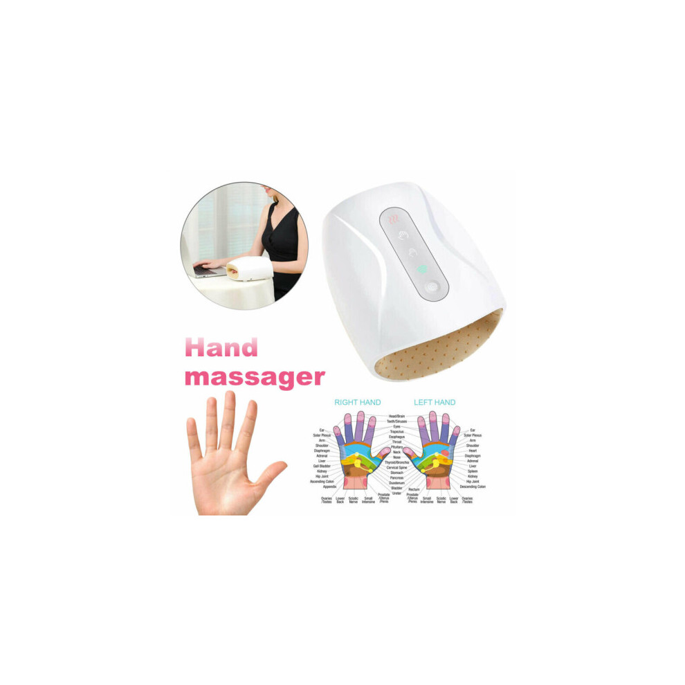Goplushtoy Electric Hand Palm Massager Heated Finger Apparatus