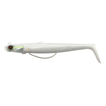 Savage Gear V2 Weedless Sandeel 11.5cm: White Pearl Silver
