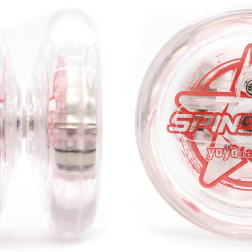 YoyoFactory Spinstar LED Yo-Yo - Light Up Responsive Starter Yoyo - Red 1