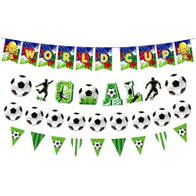 LIANRISES 4pcs 2026 World Cup Banner, World Cup Football Decorations