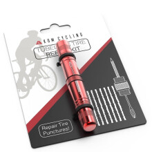 KOM Cycling Tubeless Tire Repair Kit for Bikes – 8 Colors! Fixes