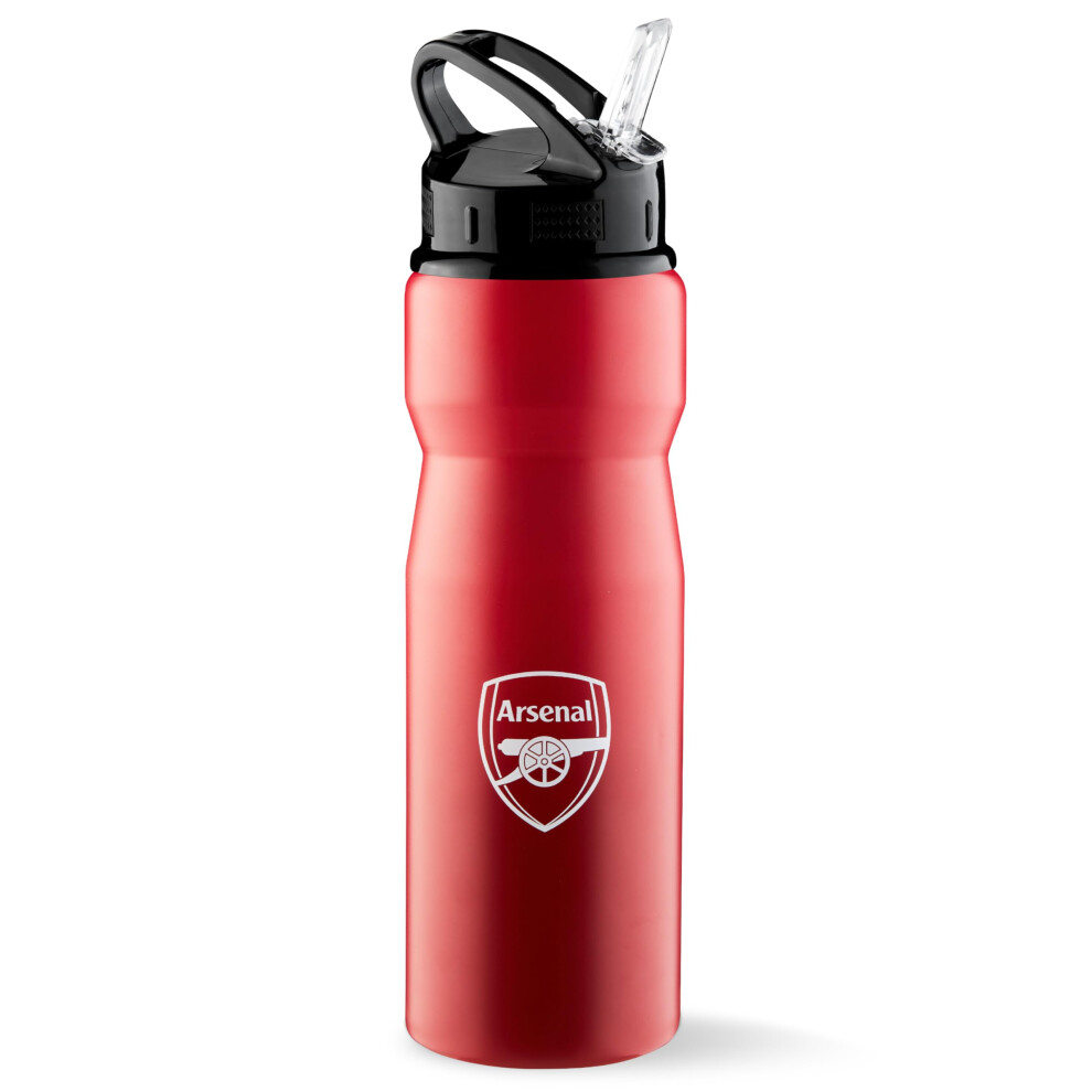 Arsenal F.C. Water Bottle with Straw - Metal Water Bottle for-image-OPC-PVYSWCV-NEW