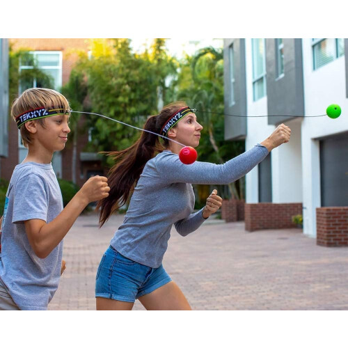 TEKXYZ Reflex Ball with Counter App & Online Community, 2 Difficulty 2