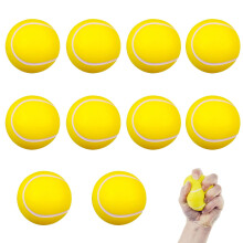 XcnPer Foam Ball, 10 Pack Soft Tennis Balls for Kids, 6cm