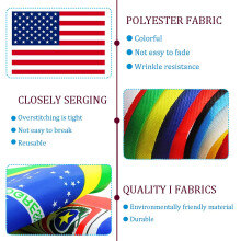 164ft/50m World Flags Bunting 200 Countries, Flags of the World Bunting International Flag Bunting Banner World Cup Football 2026 Olympic Games Party