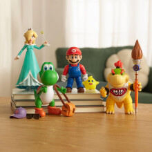 Jakks Pacific The Super Mario Galaxy Movie Yoshi 5" / 12.7cm Action Figure with Accessory, Officially Licensed, 20 Points of Articulation, Includes C