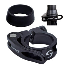 TIKBRO Bike Seat Post Clamp Aluminium Alloy Quick Release Bicycle Seat Clamp 28.6mm 31.8mm 34.9mm