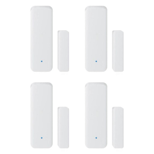 4X TUYA Zigbee 3.0  Window Door Sensor Wireless Connection Multifunction for  Echo Hub SmartLife App