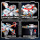 (Space Jet,without box)Space Jet Deformation 3 in 1 Model Building Block Space Vehicle Creative Set 4