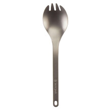 Snow Peak SCT-004 Titanium Spork, Lightweight, Compact for Camping/Backpacking, Eco-Friendly, Daily Use, Lifetime Product Guarantee, Silver