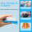 Lightweight Leakproof Soft Flask - 500ml Foldable Collapsible Water Bottle for R 3