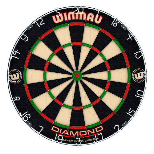 winmau Winmau Diamond Plus Dartboard PDC Tournament Dart Board Ultra Thin Set 1
