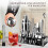 (E) Acrylic Bar Shaker Set 23Pcs Stainless Steel Ice Stone Cocktail Bartender Tools 5