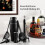 (D) Stainless Steel Cocktail Shaker Set Premium Bar Bartending Tool Kit 5