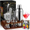 (A) Stainless Steel 10-Piece Cocktail Shaker Set | Home Bar Tool Kit 2