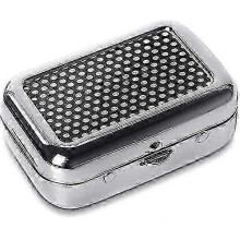 2026 Smell Proof Pocket Ashtray,(Black)  Ashtray, Car Ashtray,Mini Stainless Steel Ashtray,Mini Ashtray , Cigarette Ashtray with Key