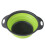 (Red square) Square & Round Foldable Silicone Draining Basket Set, Telescopic Plastic Vegetable Washing Basket 2pcs 3