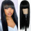 (Off-White) Long Straight Full Bangs Wig for Women Natural Fluffy Full Head Coverage 4