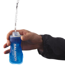 Salomon Soft Flask 150ml/5oz 28 Unisex Hydration Accessories, Quick Energy, Eco-friendly, and High-flow Valve, Blue